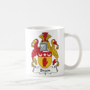 Breen familjvapensköld kaffemugg