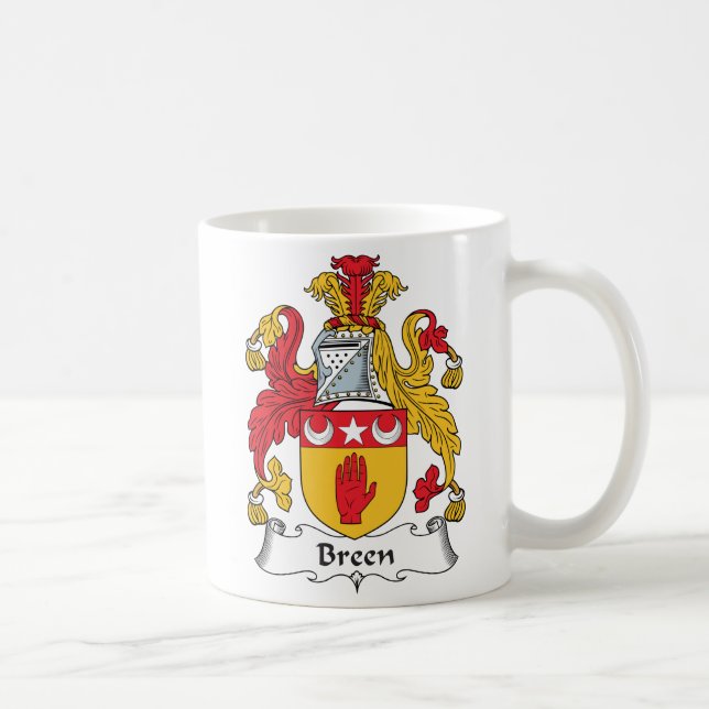 Breen familjvapensköld kaffemugg (Höger)