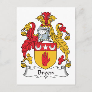 Breen Family Crest Vykort