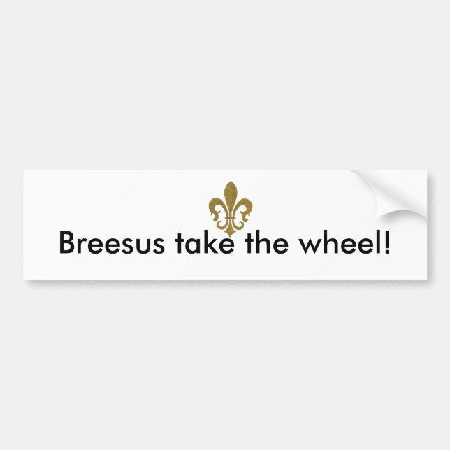 Breesus tar rulla! bildekal (Framsidan)