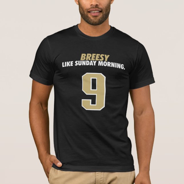 Breesy lik söndagMorning. T Shirt (Framsida)