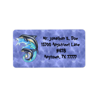 Breeze & Brine-adressetikett Adressetikett