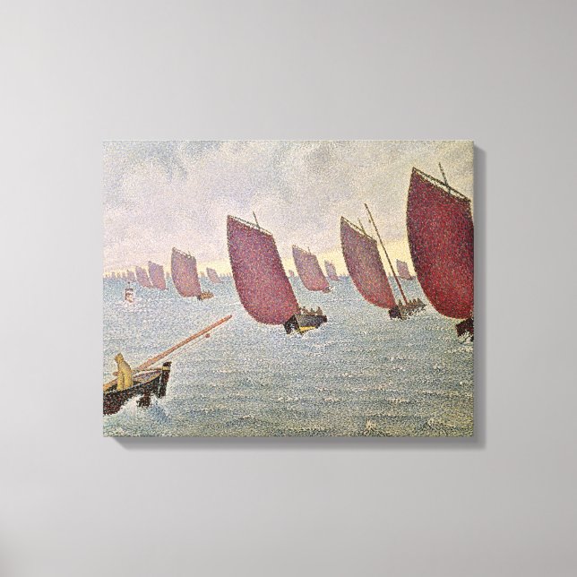 Breeze, Concarneau, 1891 Canvastryck (Framsida)