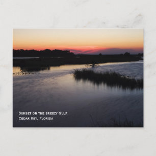 Breezy Bukt Sunset-vykort Vykort