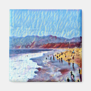 Breezy Dreamy Beach (magnet) Magnet