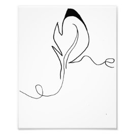 Breezy Feather Skriv ut Fototryck