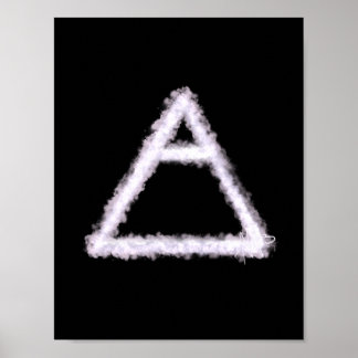 Breezy Luft Inslag Alchemy Symbol Poster