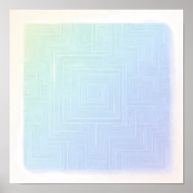 Breezy Luminous Labyrinth Wallpaper and Art Print