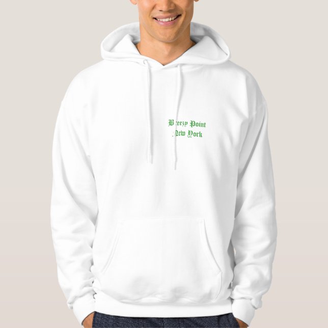 Breezy Point New York St. Patrick's day Hoodie (Framsida)