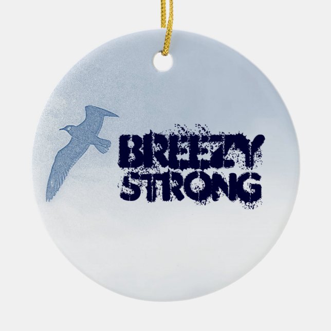 BREEZY STARK prydnad Julgransprydnad Keramik (Framsidan)