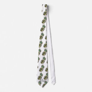 Breezy Tie för nacke för strandbäraAloha ananas Slips