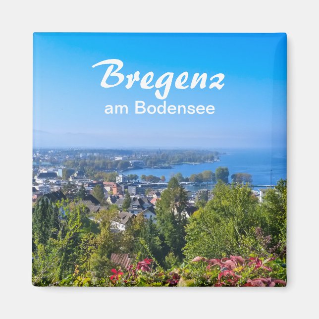 Bregenz am Bodensee in Austria Magnet (Framsidan)