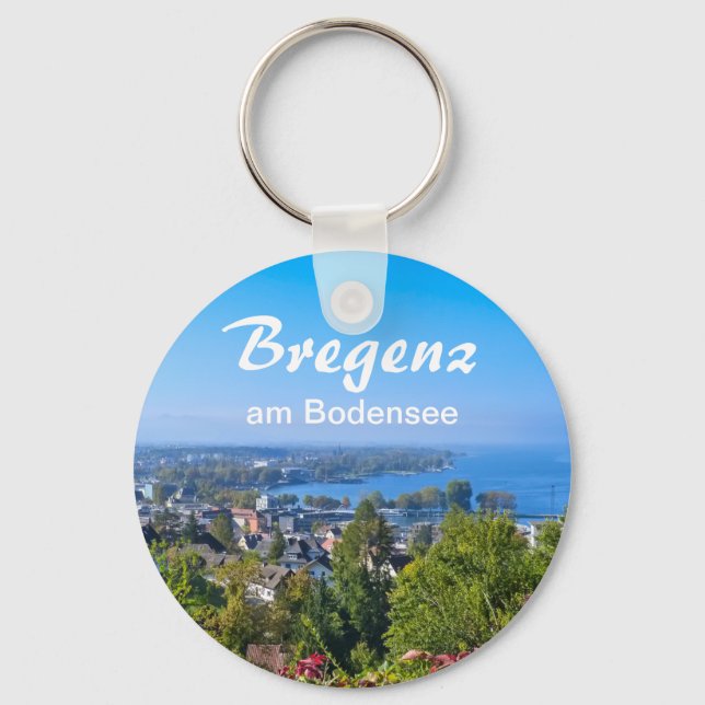Bregenz am Bodensee Souvenir Nyckelring (Framsida)
