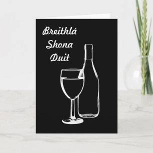 Breithlá shonaduit/irländsk Gaelicgrattis på Kort