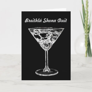 Breithlá shonaduit/irländsk Gaelicgrattis på Kort