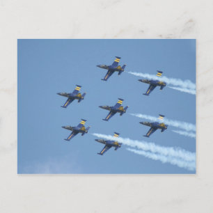 Breitling luft-skvadron på flygshow vykort