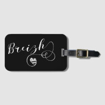 Breizh Flagga in Heart, Bretagne, Bretagne Languag