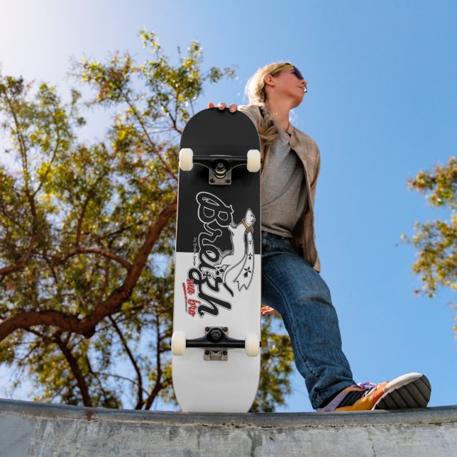 Breizh ma bro mini skateboard bräda 18,5 cm (Utomhus 1)