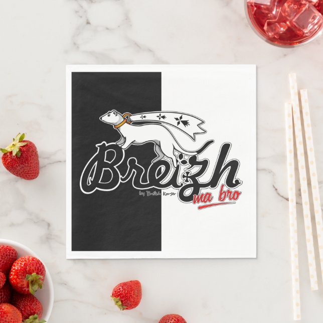 Breizh ma bro pappersservett (Insitu)