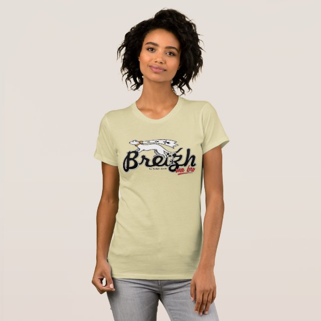 Breizh ma bro t shirt (Hel framsida)
