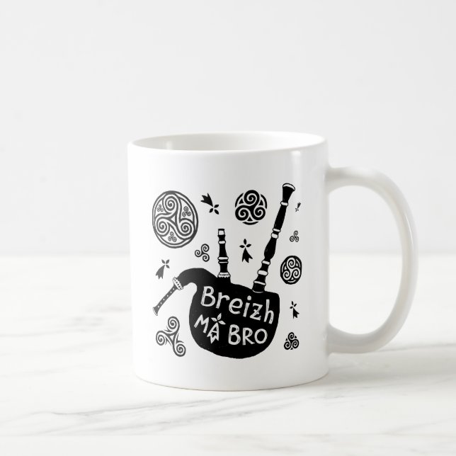 Breizh morsa Bro Kaffemugg (Höger)