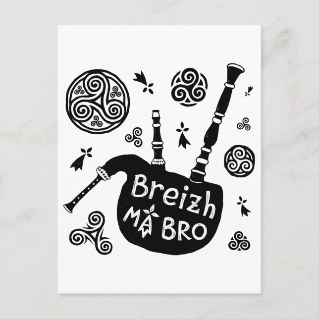 Breizh morsor Bro Vykort (Framsida)