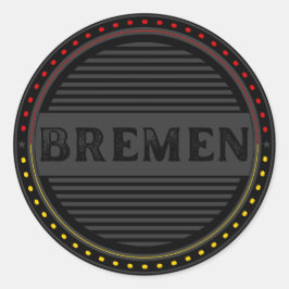 Bremen City Pride Emblem – Tysk identitet Runt Klistermärke