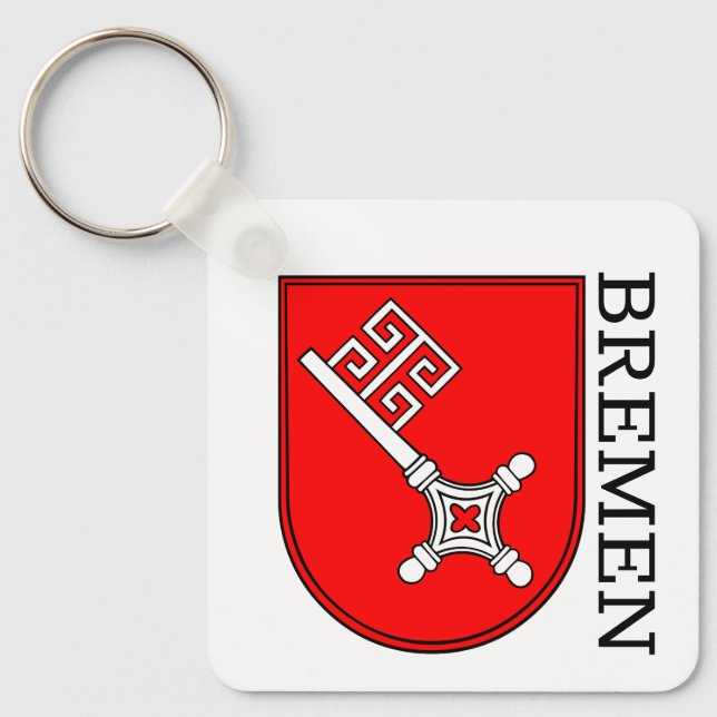 Bremen Coat of Arms Nyckelring (Framsida)