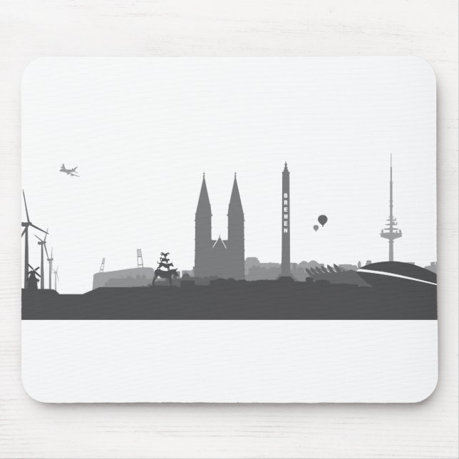Bremen Skyline Musmatta (Framsidan)