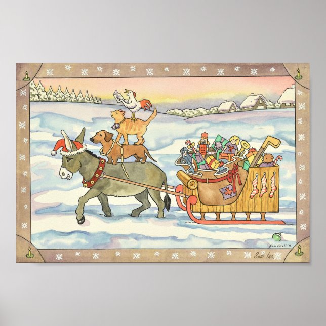 Bremen Town Musician Poster (Framsidan)