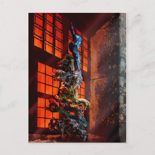 Bremen Town Musician Vykort (Framsida)