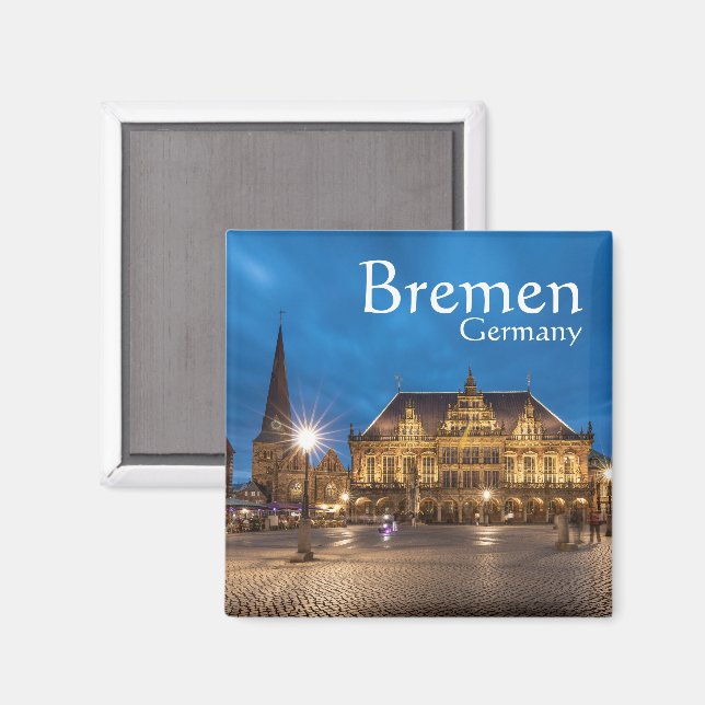 Bremen Tyskland Magnet (Front/Back)