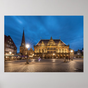 Bremen Tyskland Poster
