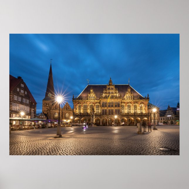 Bremen Tyskland Poster (Framsidan)