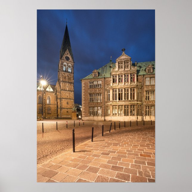 Bremen Tyskland Poster (Framsidan)