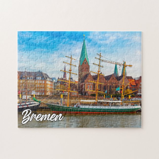 Bremen, Tyskland Pussel (Horisontell)