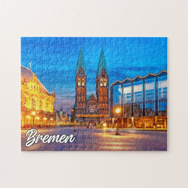 Bremen, Tyskland Pussel (Horisontell)