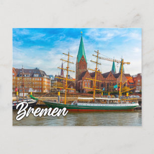 Bremen, Tyskland Vykort