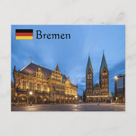 Bremen Tyskland Vykort