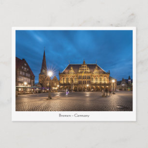 Bremen Tyskland Vykort