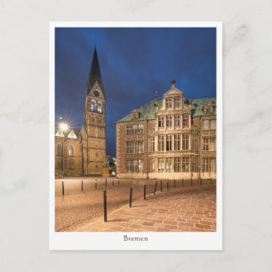 Bremen Tyskland Vykort