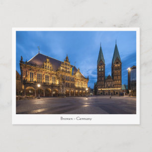 Bremen Tyskland Vykort