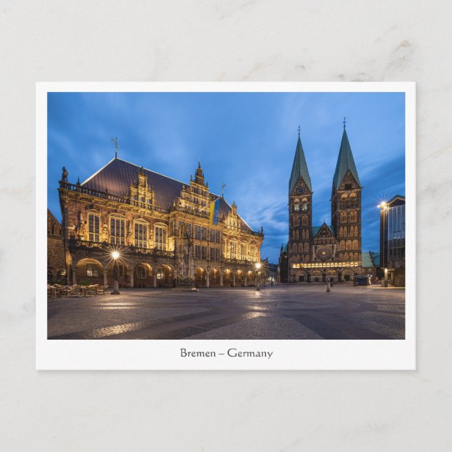 Bremen Tyskland Vykort (Framsida)
