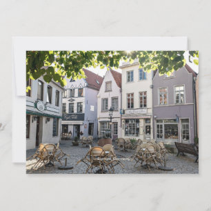 Bremen, Tysklant, historiskt centrum, Kort