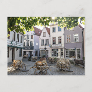 Bremen, Tysklant, historiskt centrum, Vykort