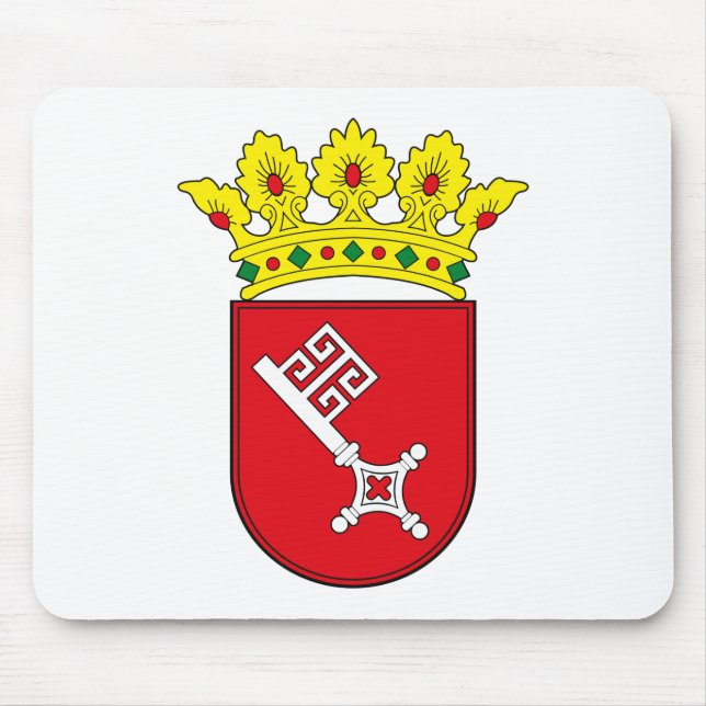 Bremen vapensköld Mousepad Musmatta (Framsidan)