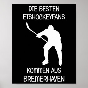 Bremerhaven ishockeyfan  poster
