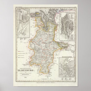 Bremerhaven Tyskland Poster