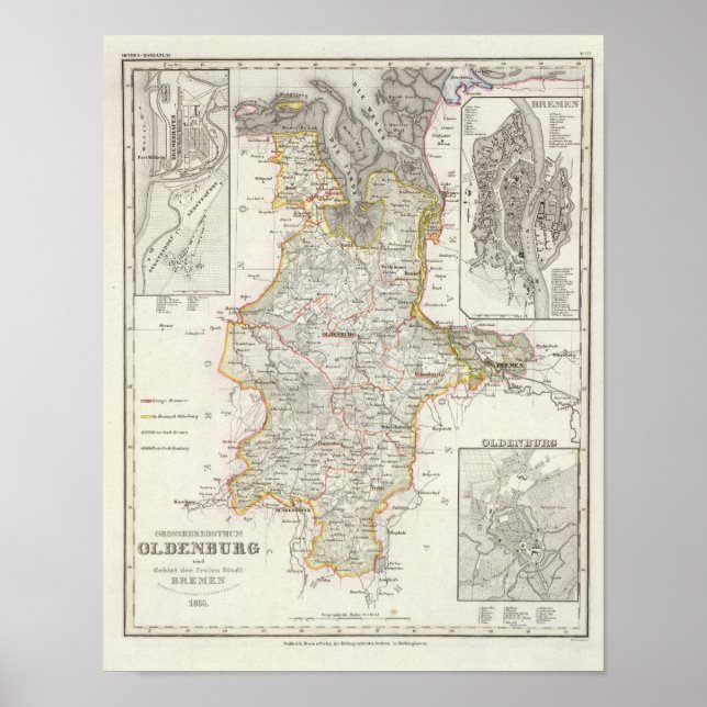 Bremerhaven Tyskland Poster (Framsidan)