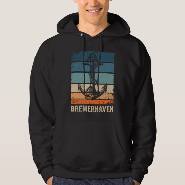 Bremerhavener North Sea Holiday City Bremerhaven 1 Hoodie (Framsida)